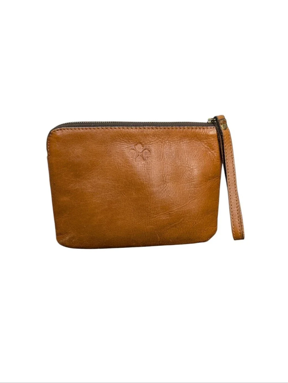 PATRICIA NASH Embossed 100% Leather Tooled Cassini Wristlet Wallet Women's